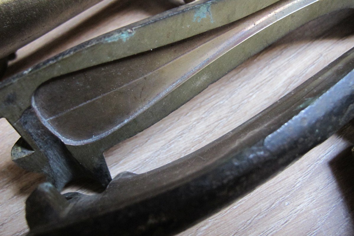Bronze Spoon Molds Set Of Three Pieces Bazin-photo-4