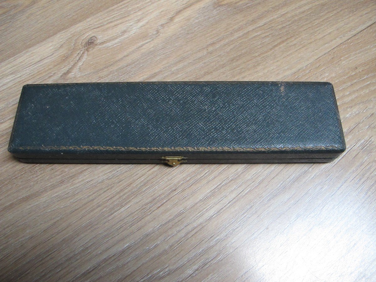 Coupe Papier Bronze Argenté Signé Frécourt-photo-6