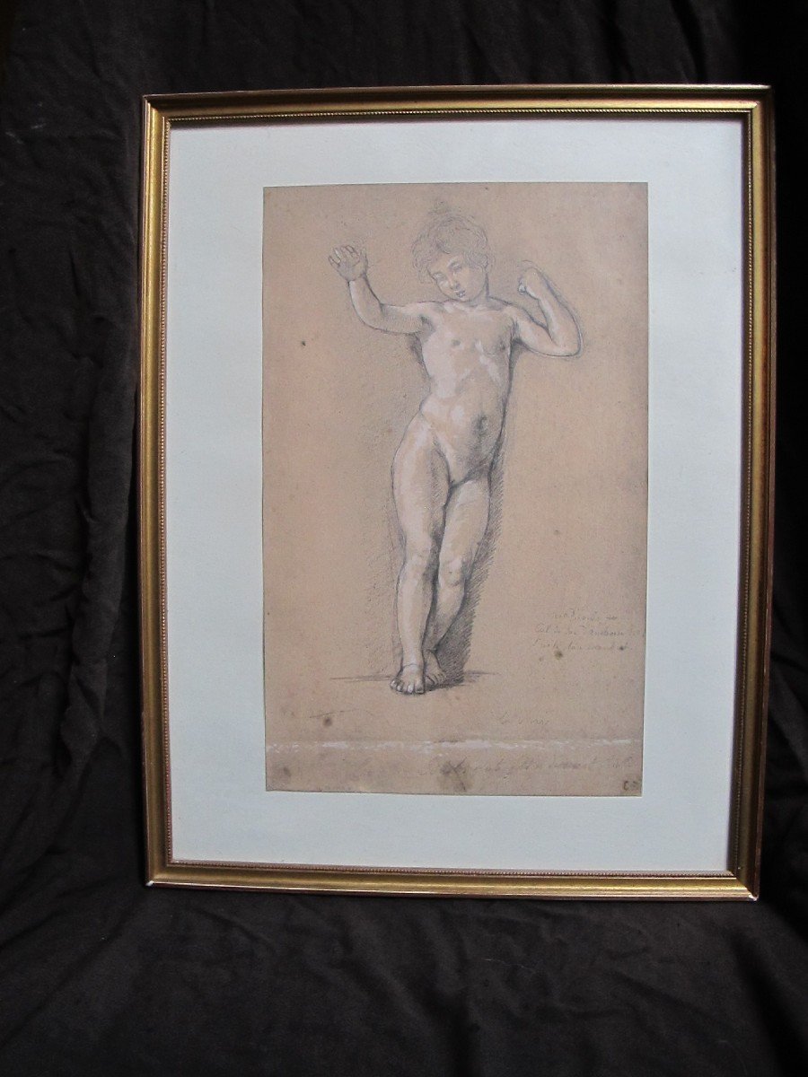 Eugene Delacroix Naked Child Procede Jacomet-photo-1