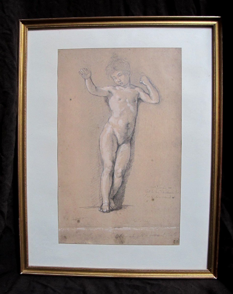 Eugene Delacroix Naked Child Procede Jacomet