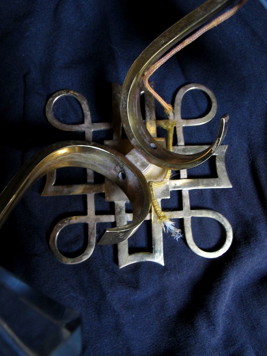 Pair Of Jules Leleu Sconces-photo-1