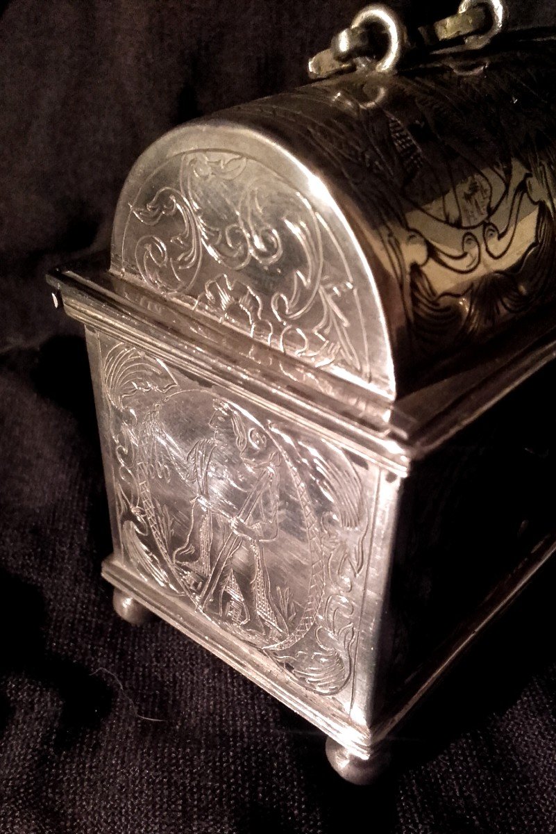 Knottekisje Coffret De Mariage Argent Massif -photo-2