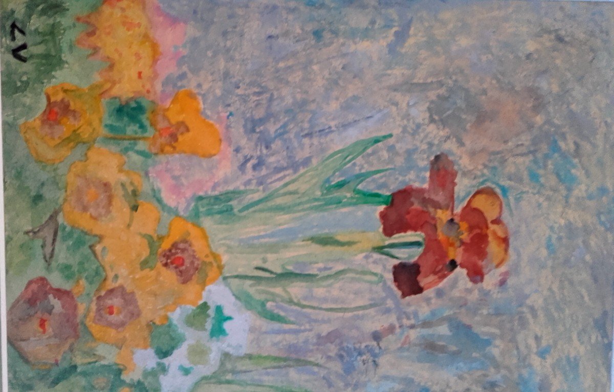 Louis Valtat Iris Et Capucines-photo-4