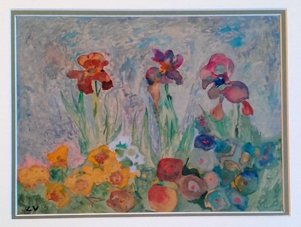 Louis Valtat Iris Et Capucines-photo-8