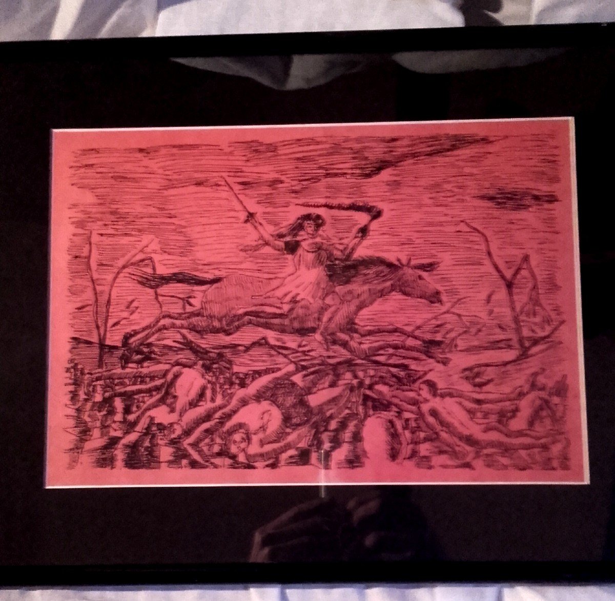1894 Henri Rousseau Said Le Doaunier Wood Engraved The War-photo-5