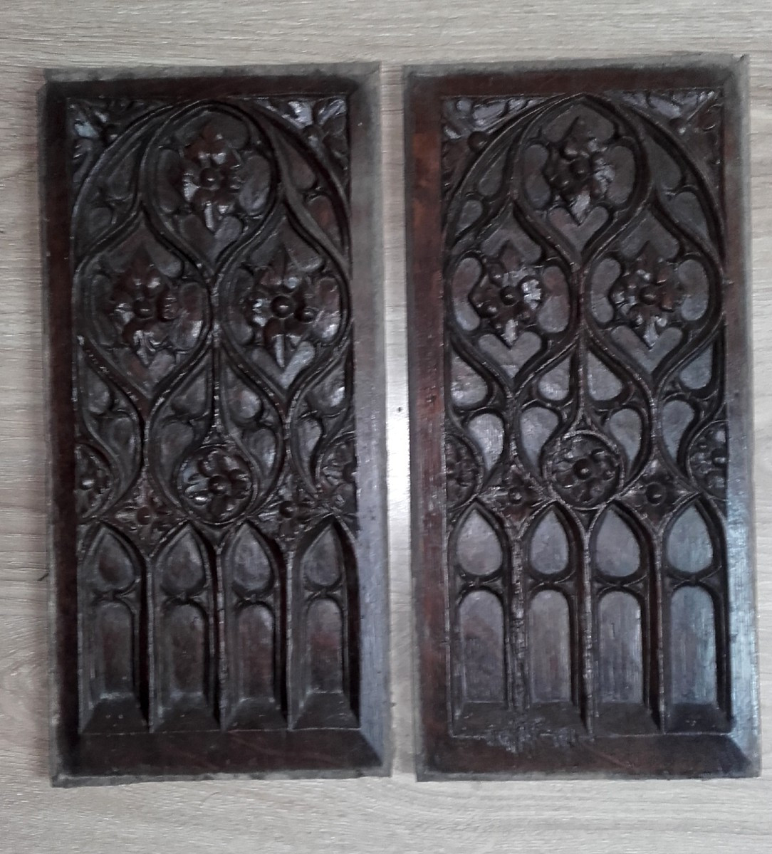 Pair Of 16th Century Gothic Panels