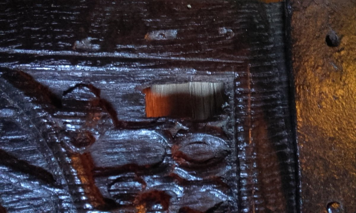 Gothic Oak Credenza Door Circa 1500-photo-8