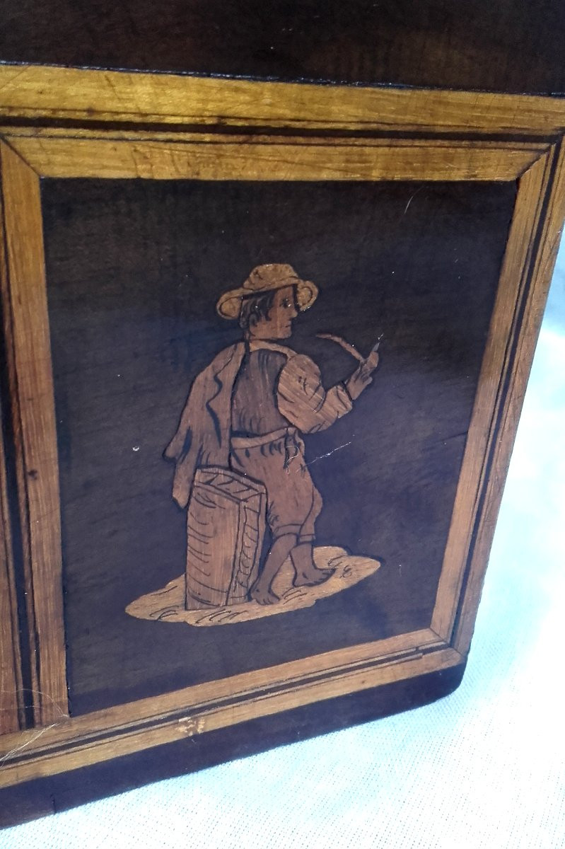 Ecritoire en marqueterie toutes faces de Sorrento-photo-3