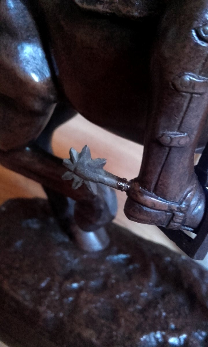 Bronze Statue Of Joan Of Arc On Horseback By Adrien Gaudez  -photo-1