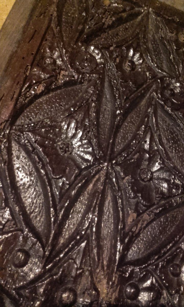 16th-century Pair Of Gothic Panels With Geometric Decoration-photo-2