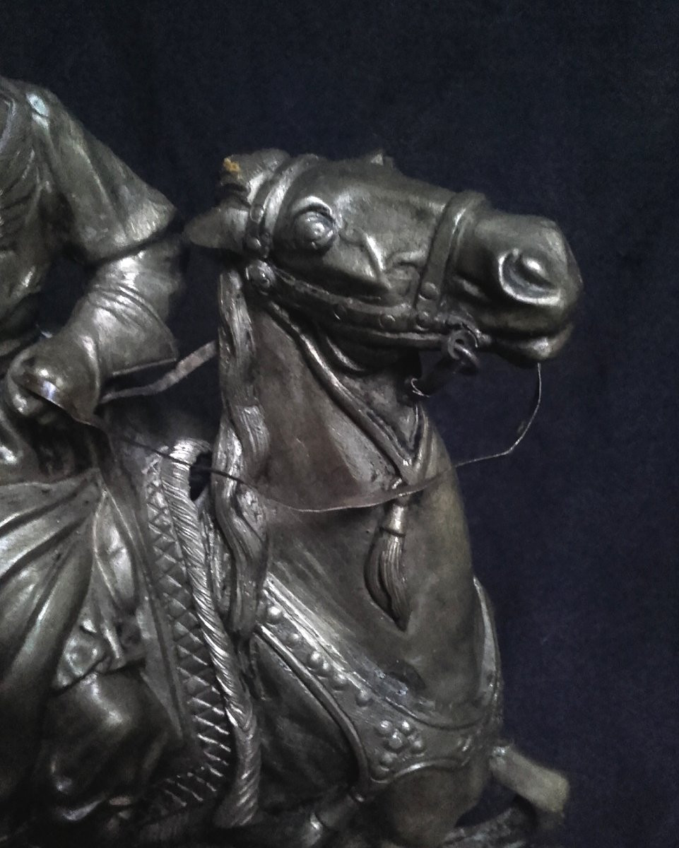 Bronze Chasseur Russe au faucon par Yevgeniy Naps-photo-4