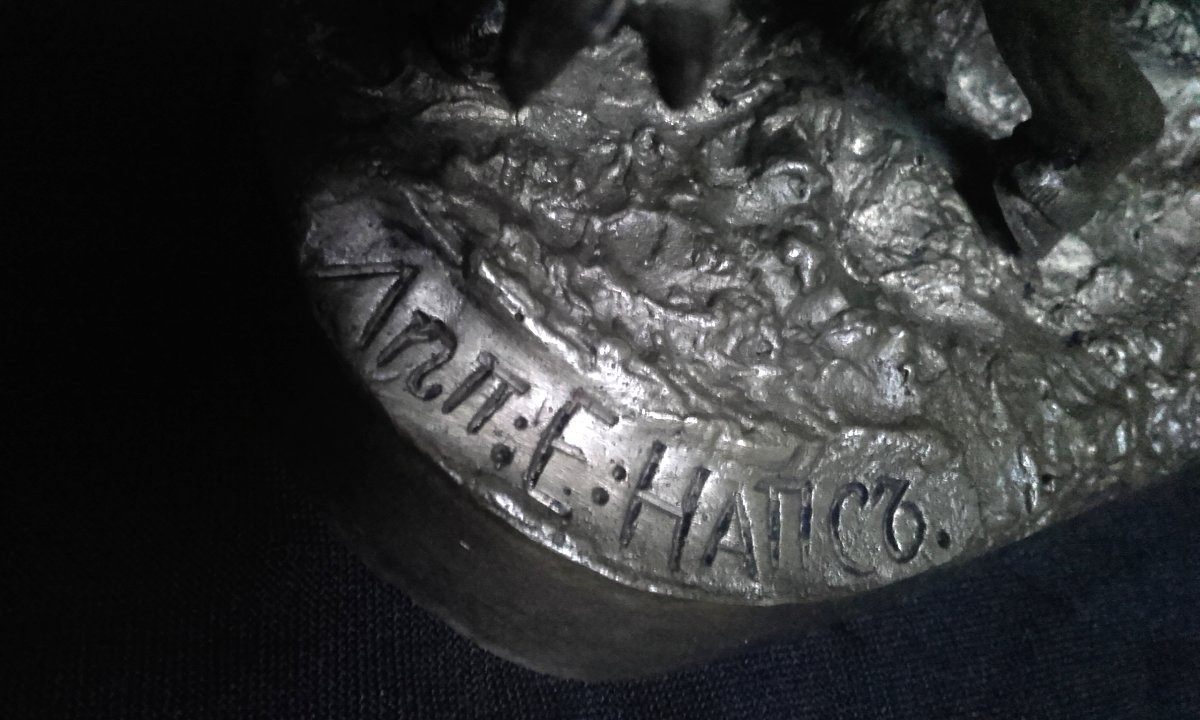 Bronze Chasseur Russe au faucon par Yevgeniy Naps-photo-4