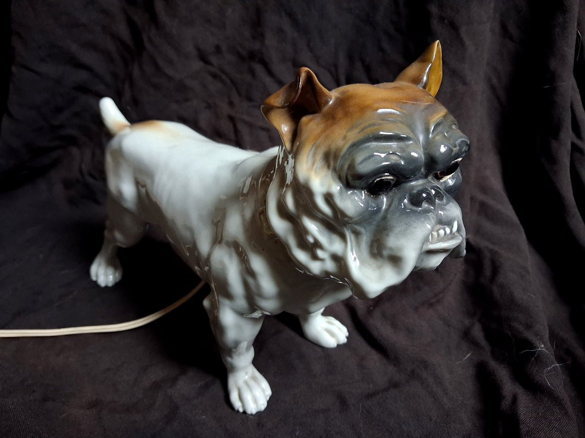 Porcelain Bulldog Night Light-photo-2
