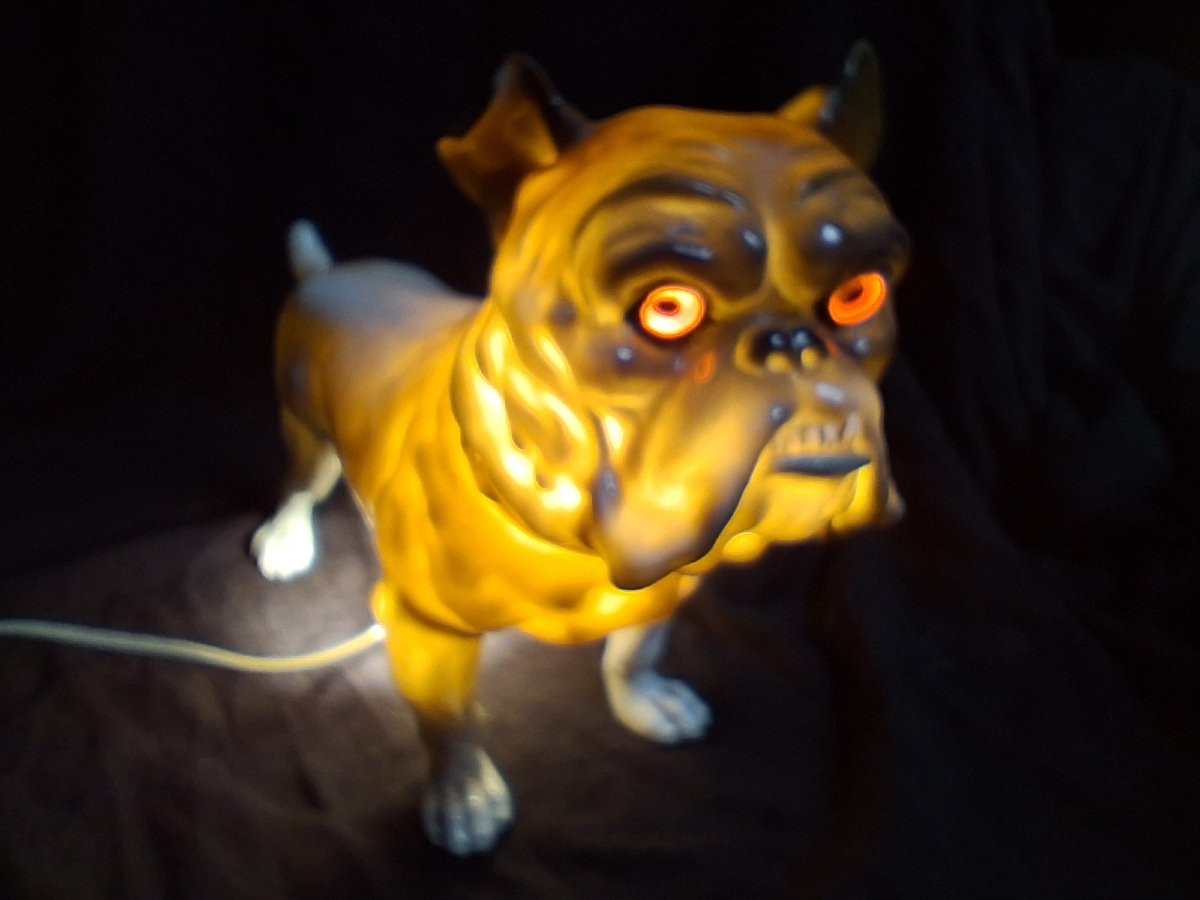 Porcelain Bulldog Night Light-photo-2