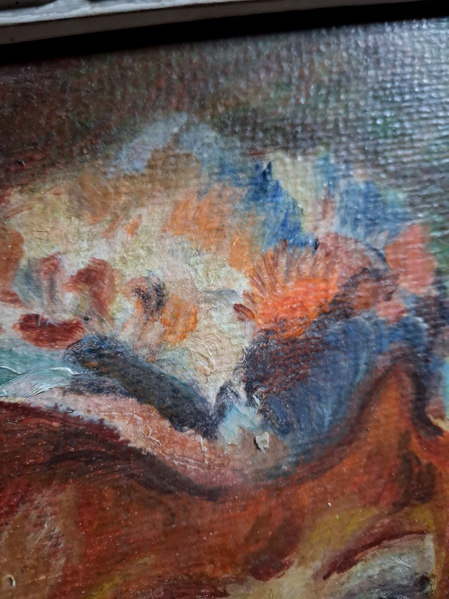 1917 Portrait Of A Young Woman Signed Puy-photo-4