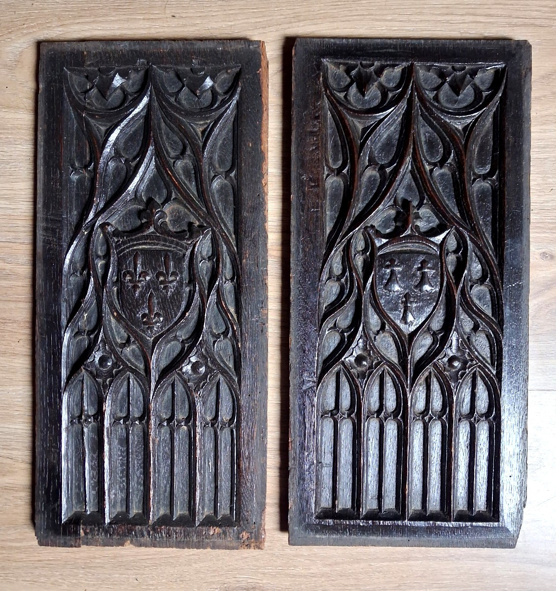 Pair Of Gothic Panels