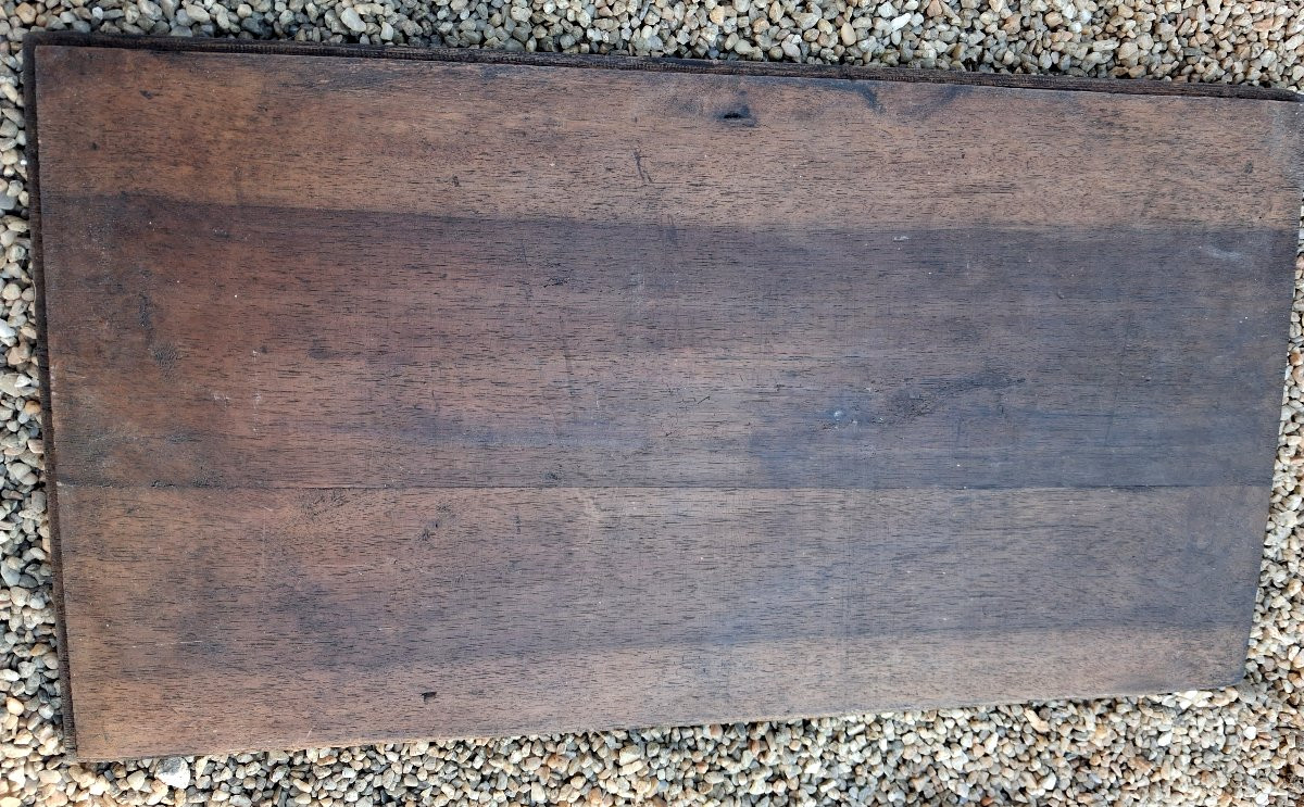 Pair Of Gothic Carved Walnut Panels, 68 X 36 Cm-photo-4