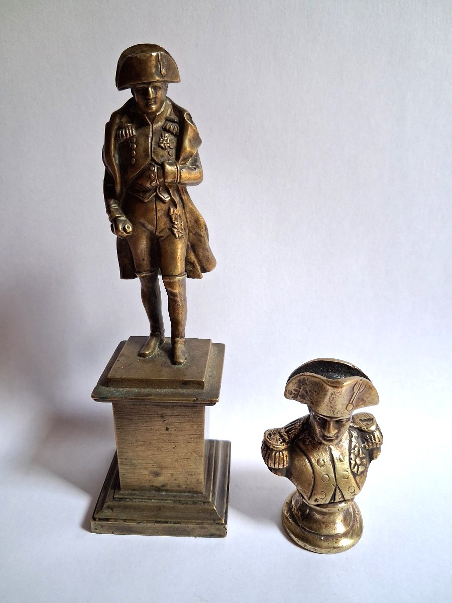 Duo de Napoleon en bronze Emile Pinedo