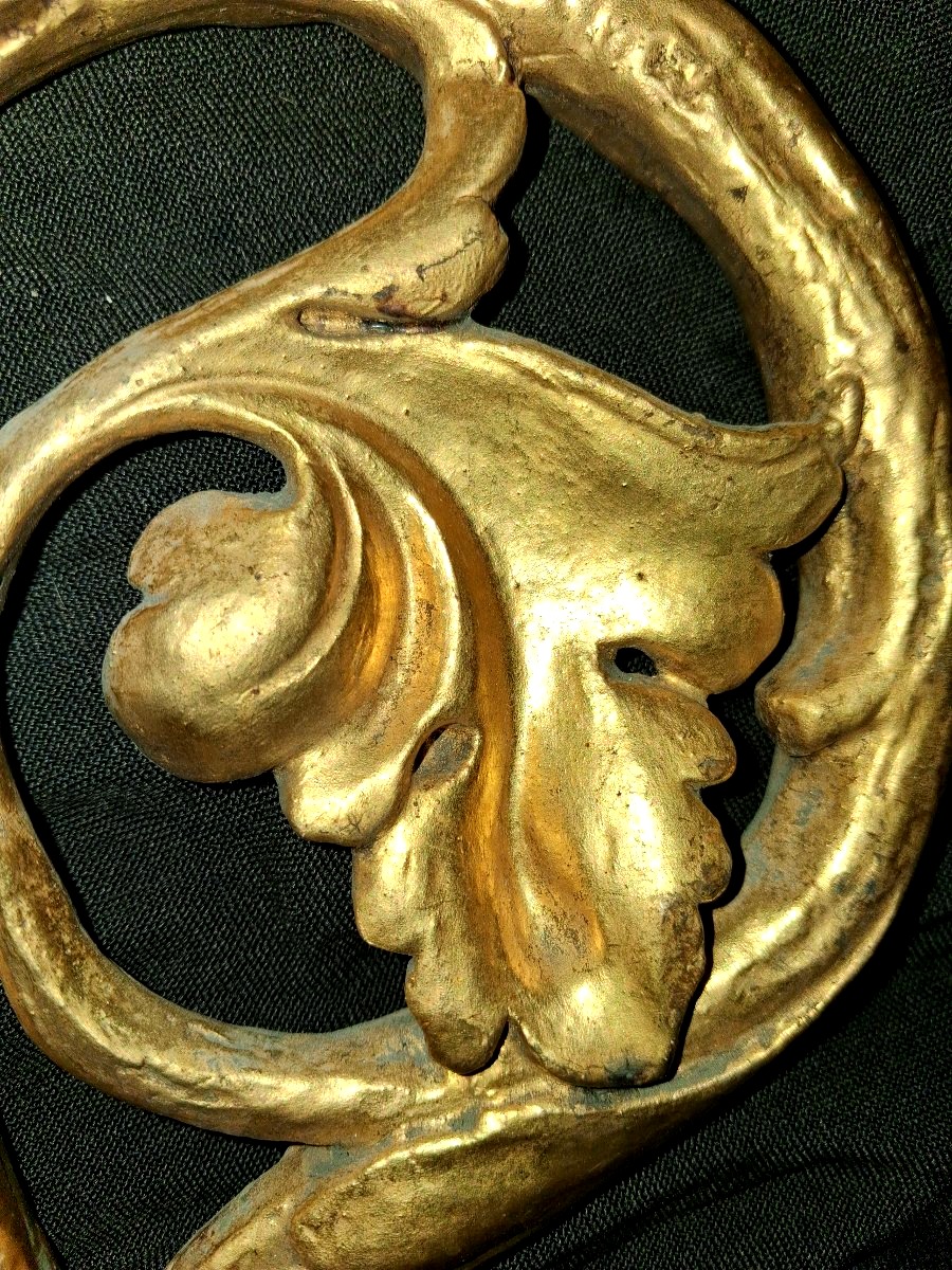 18th-century Gilded Wooden Bishop's Crozier-photo-3