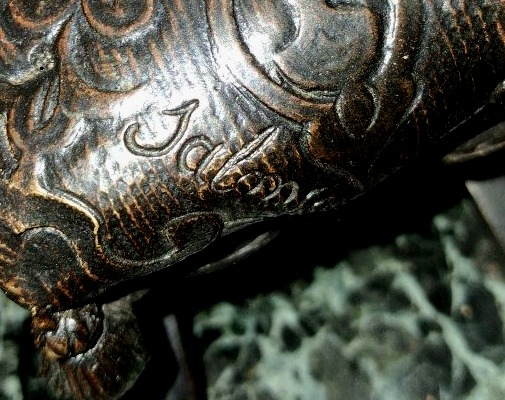 Bronze Berger Etrusque a la double flute par Salmson-photo-7