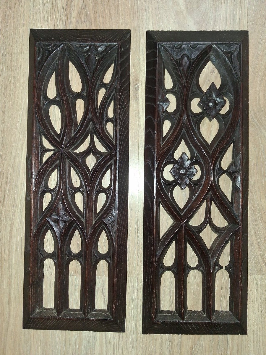 Gothic Panels With Openwork Windows