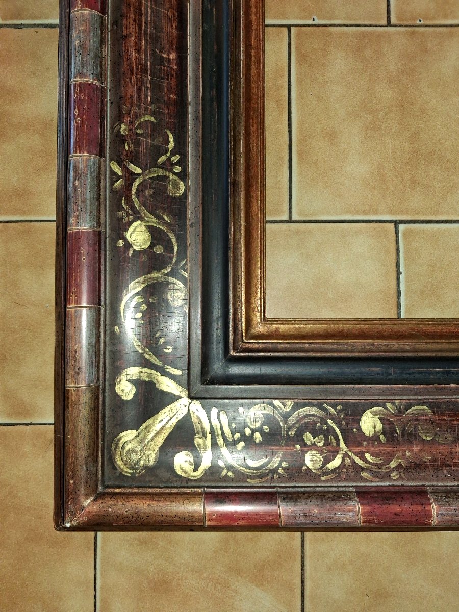 Large, Wide Renaissance-style Frame, 112 X 99 Cm-photo-2