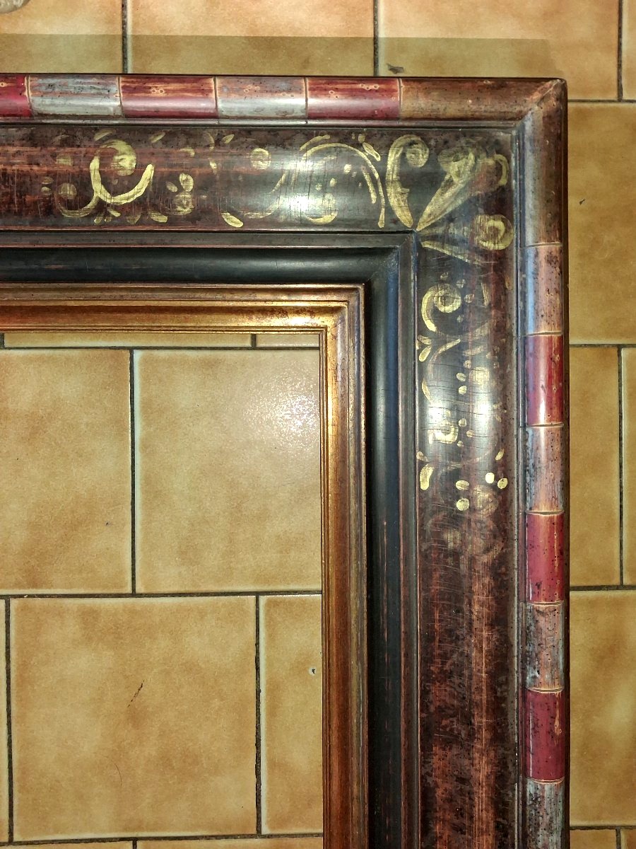 Large, Wide Renaissance-style Frame, 112 X 99 Cm-photo-2