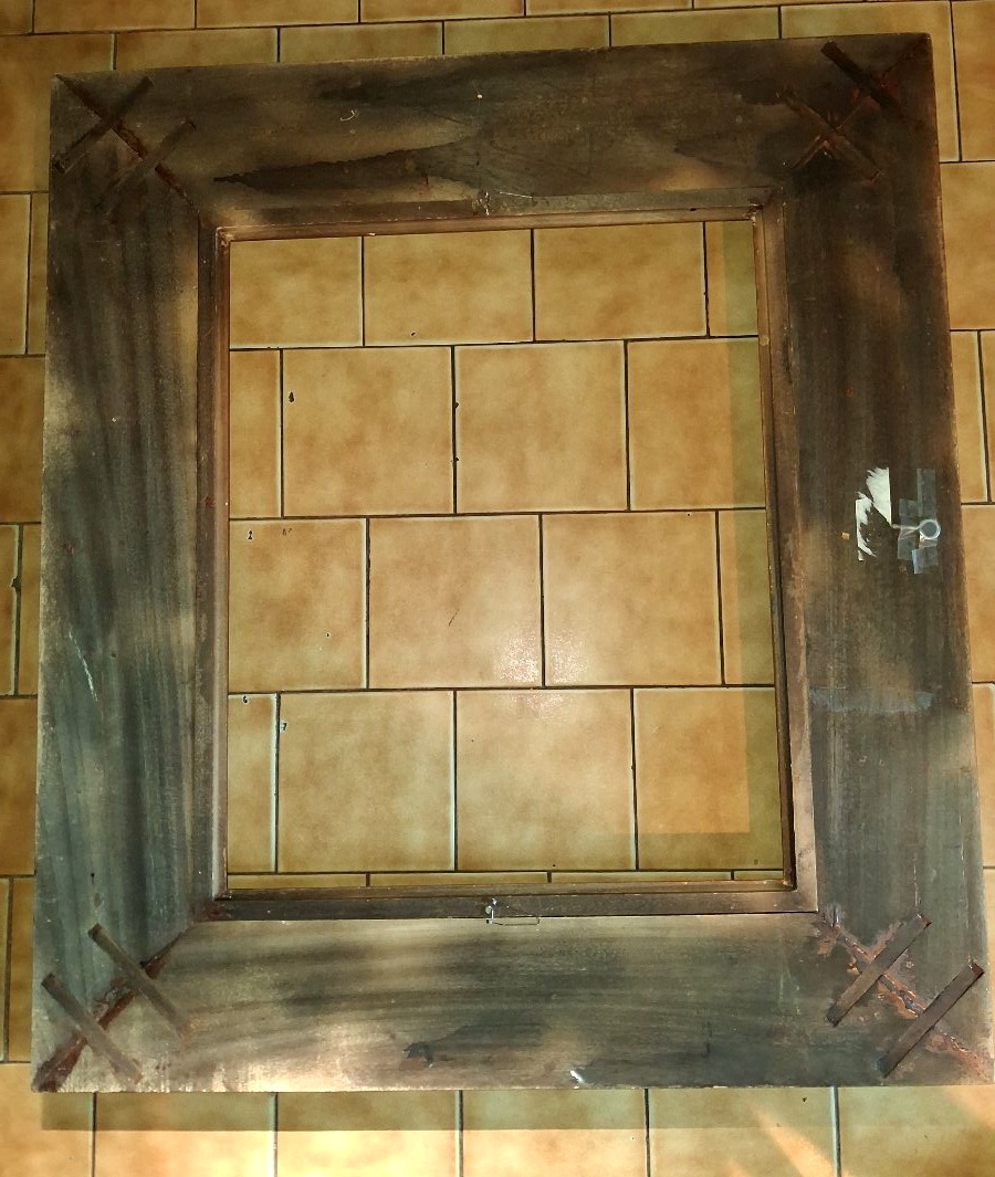 Large, Wide Renaissance-style Frame, 112 X 99 Cm-photo-3