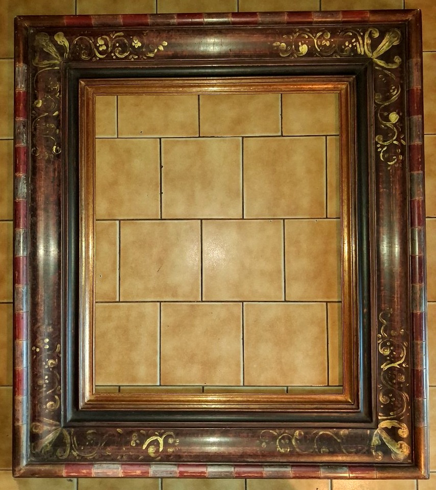 Large, Wide Renaissance-style Frame, 112 X 99 Cm