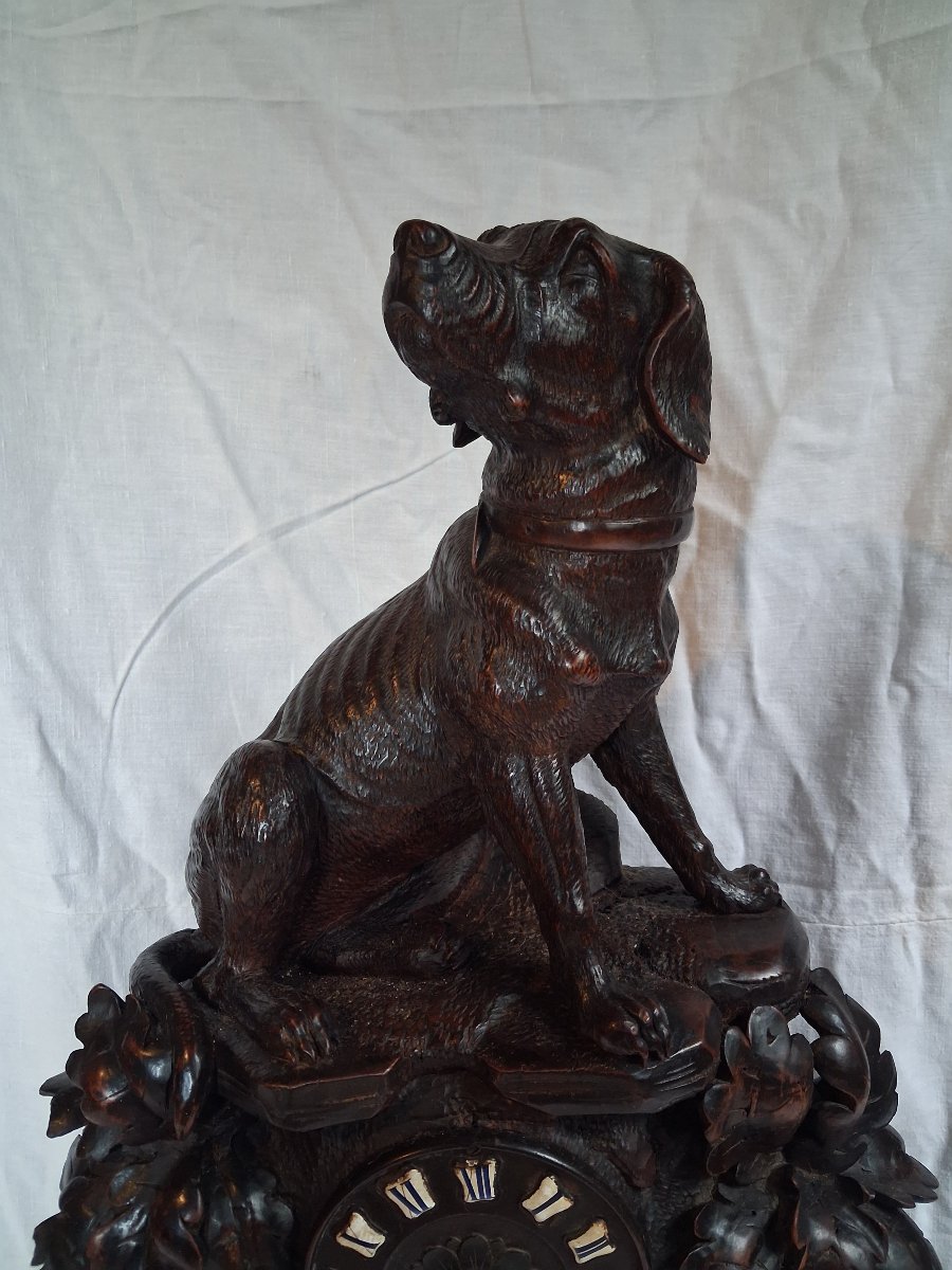 Pendule Fôret Noire au chien-photo-2