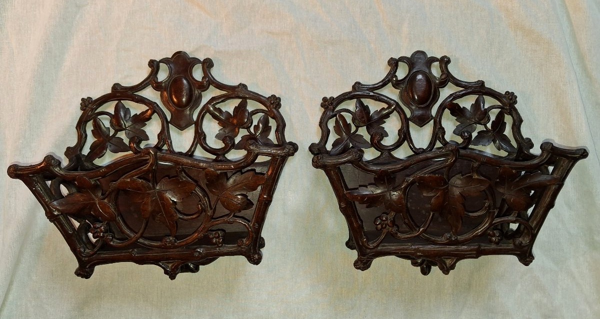 Black Forest Pair Of Hanging Baskets