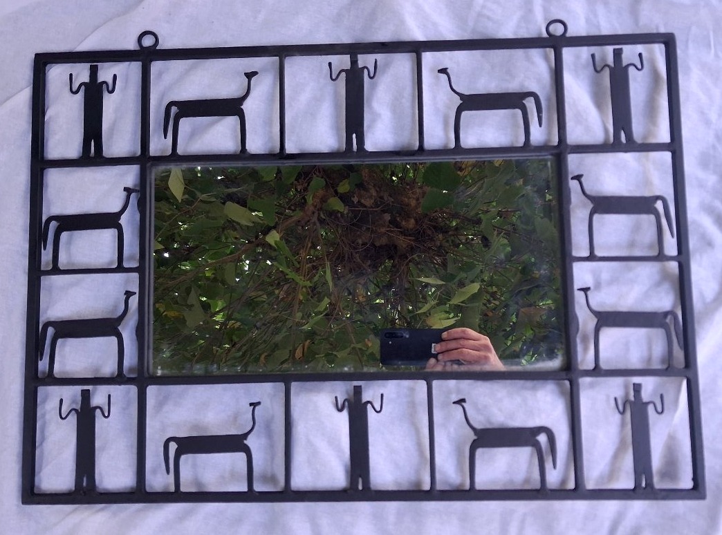 Wrought-iron Mirror By Atelier De Marolles-photo-7