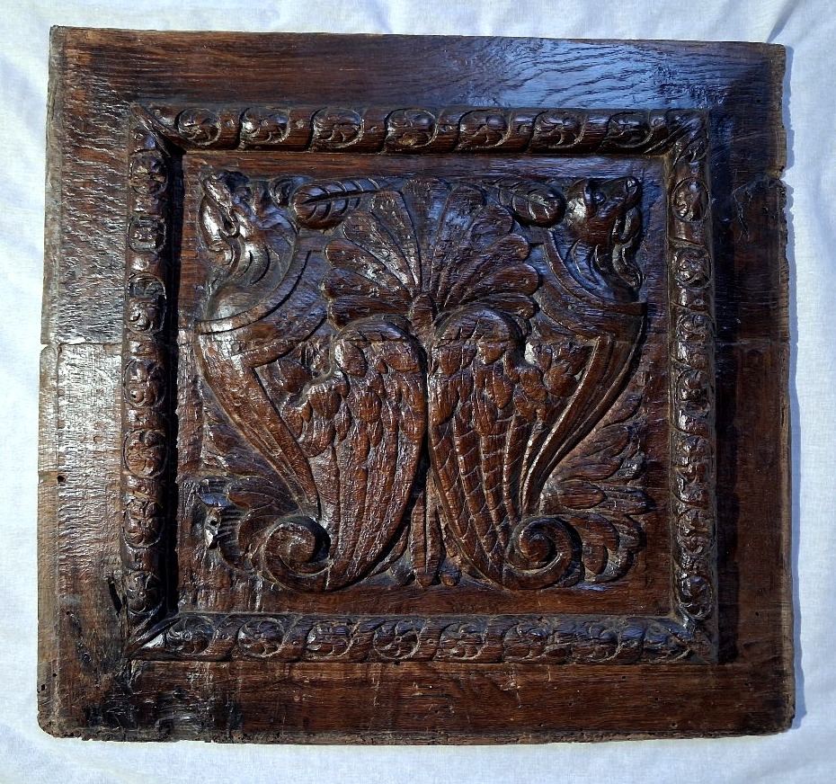 Panneau bois sculpté XVI siècle