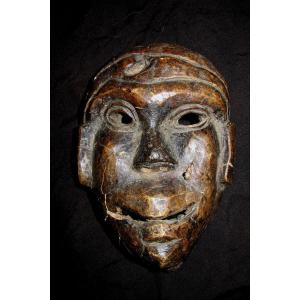 Ancient Shamanic Mask Tibet Himalaya