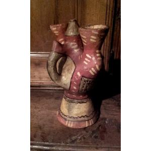 Kabyle Pottery Candle Holder Lamp