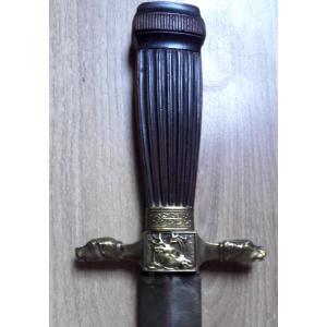 Hunting Dagger With Dog's Head Guard