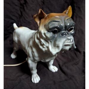 Porcelain Bulldog Night Light