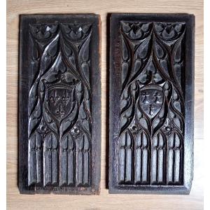 Pair Of Gothic Panels