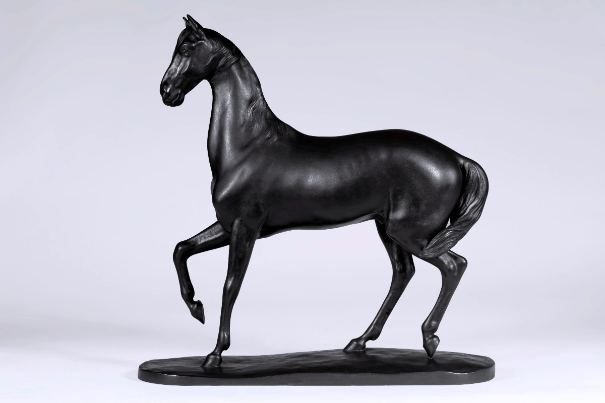 Japanese Bronze By Shinkai Taketarô - Horse-photo-2