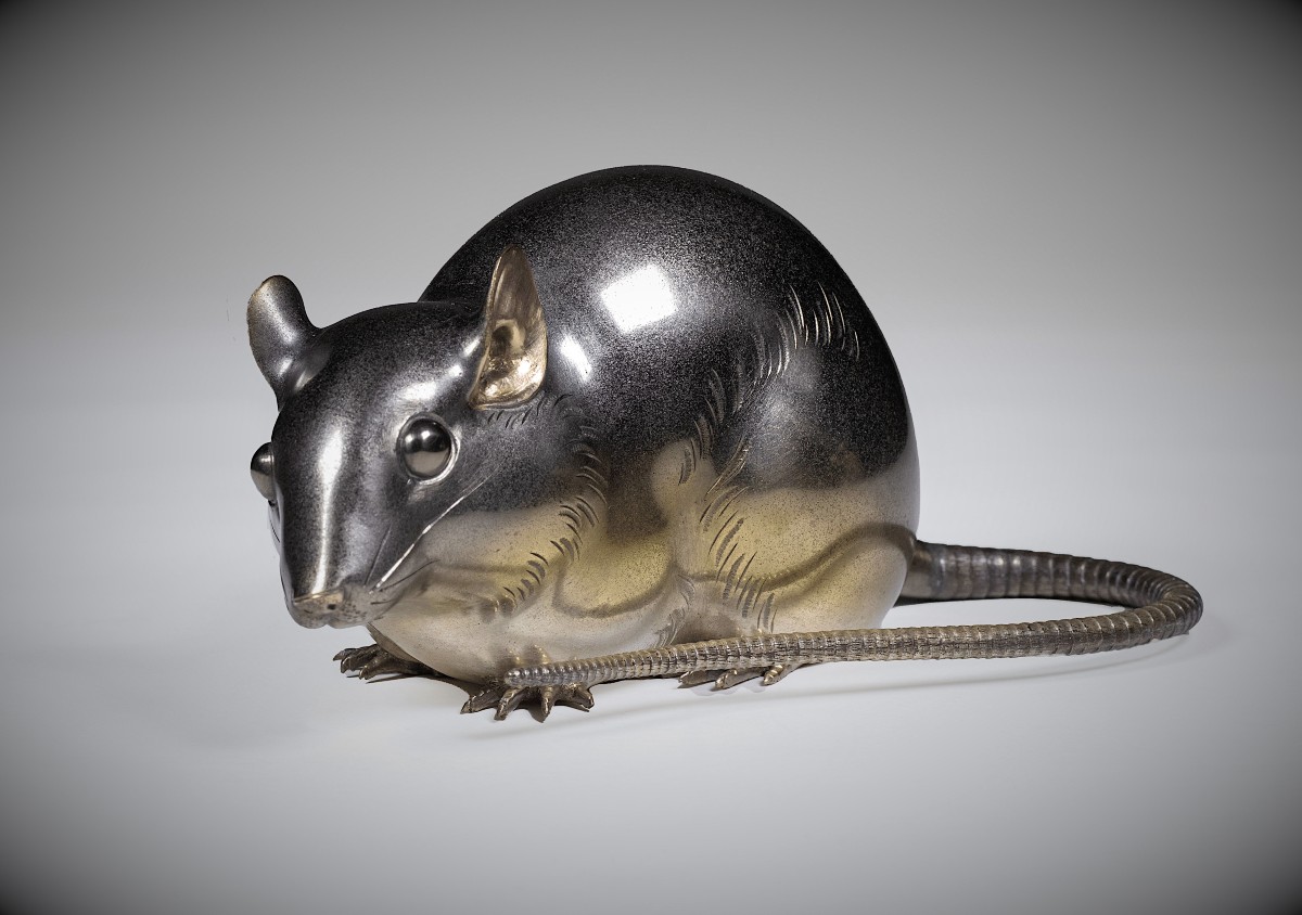 Bronze Japonais de Kondo SHOSHIN  - Souris-photo-2