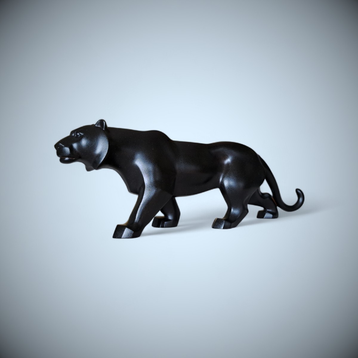 Japanese Bronze By Kabuki Hideaki (shumei): Tiger-photo-2