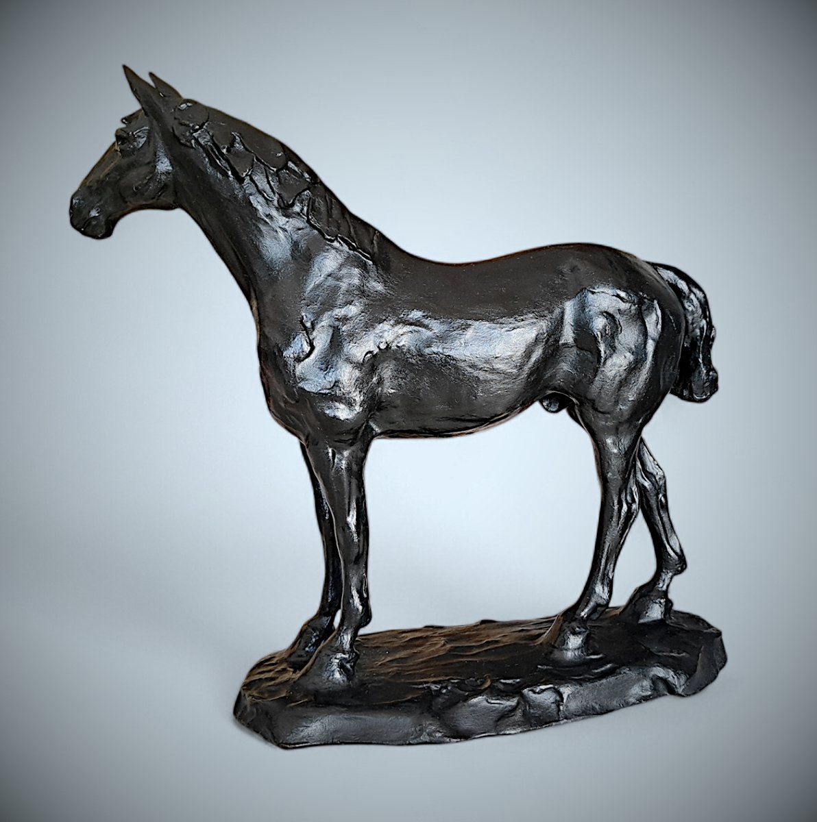 Japanese Bronze By Sakai Kozan  - Horse-photo-2