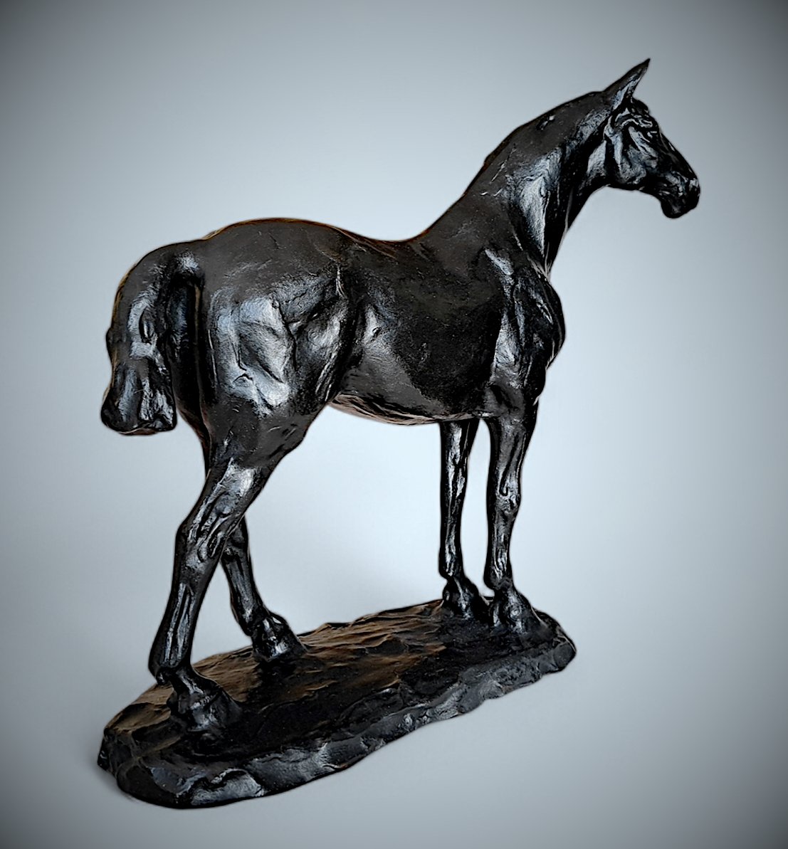 Japanese Bronze By Sakai Kozan  - Horse-photo-1