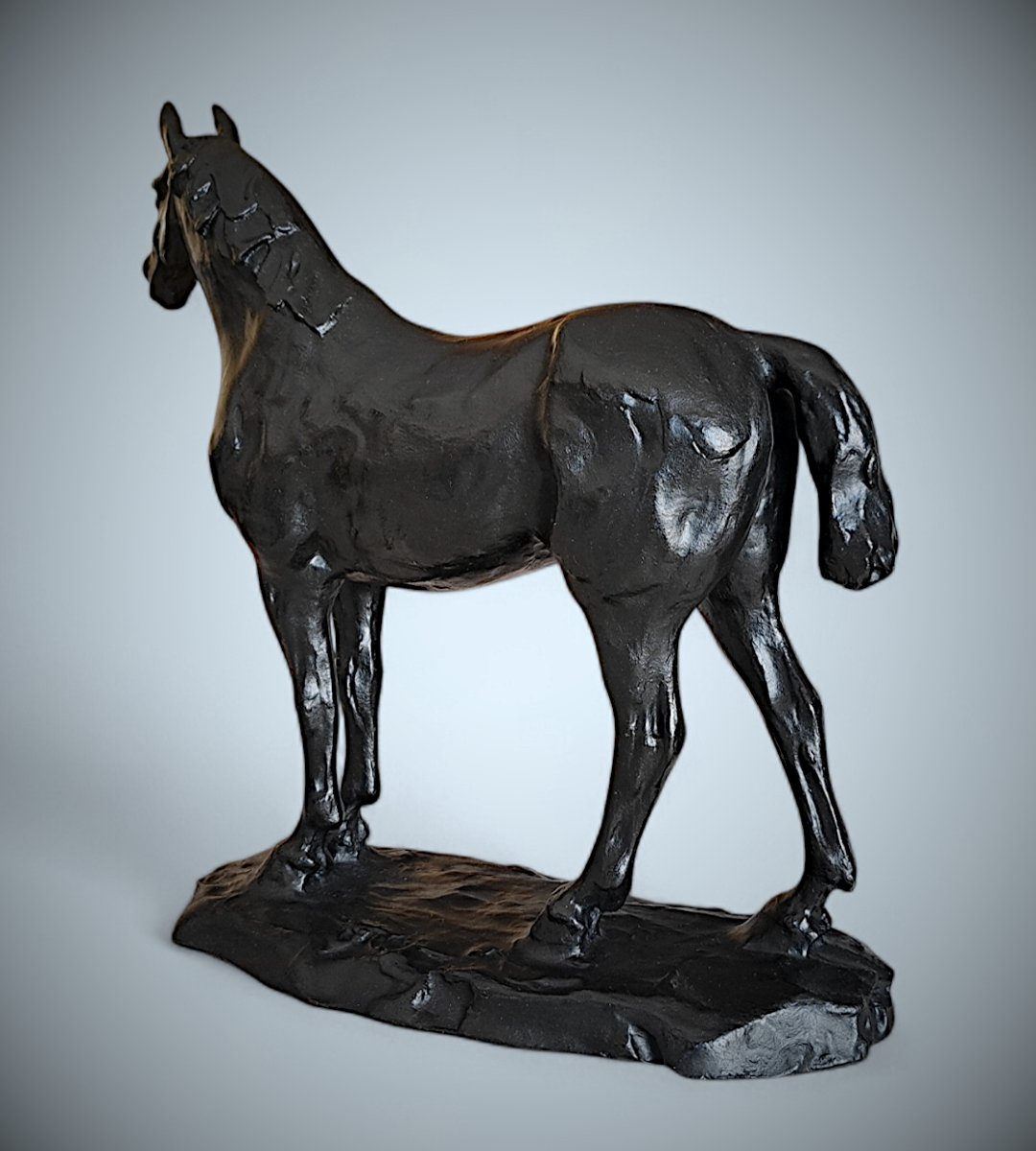 Japanese Bronze By Sakai Kozan  - Horse-photo-2