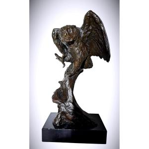 Japanese Bronze - Owl