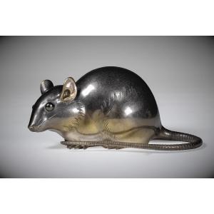Bronze Japonais de Kondo SHOSHIN  - Souris