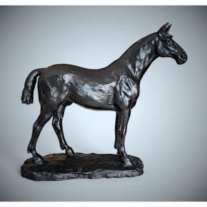 Bronze japonais de Sakai KOZAN - Cheval