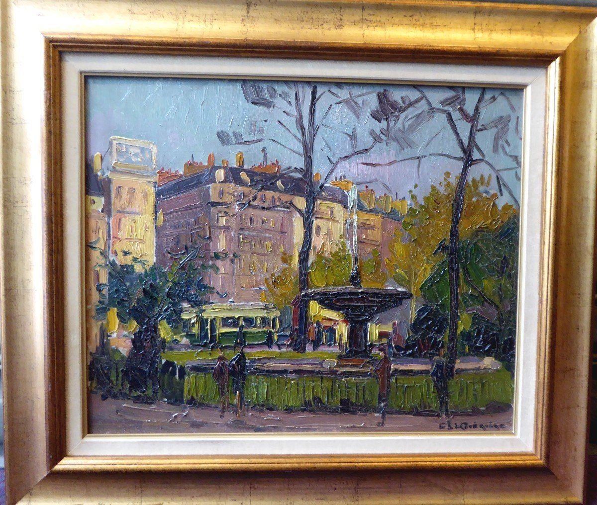 Place Pigalle In Paris Around 1930, Gaston De La Querrière.