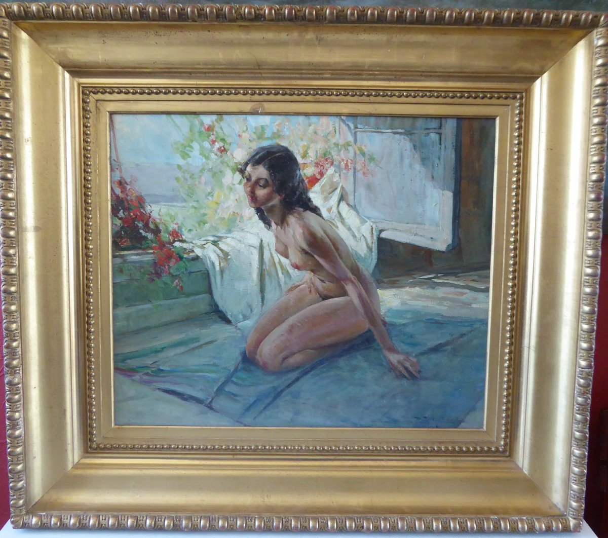 Female Nude By Richard Durando-togo Born In 1910.-photo-7