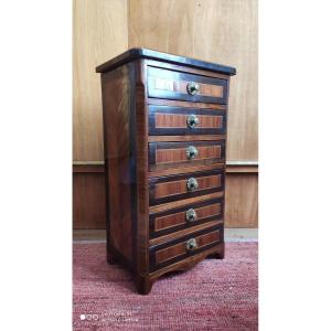 Pretty Master Unit, Opening With 6 Drawers, Napoleon III Period